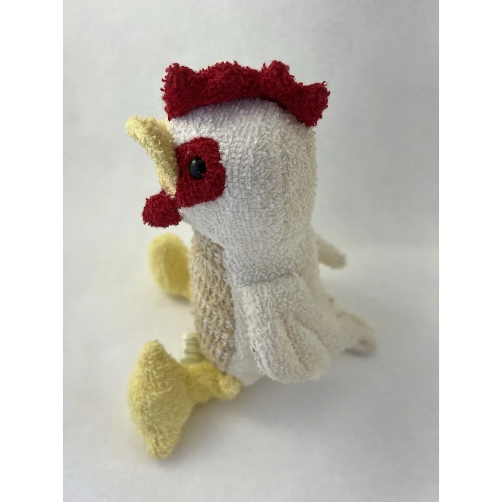 Bath & Body Works Scrubby Buddies Cluck Chicken‎ Farm Plush Washcloth Toy